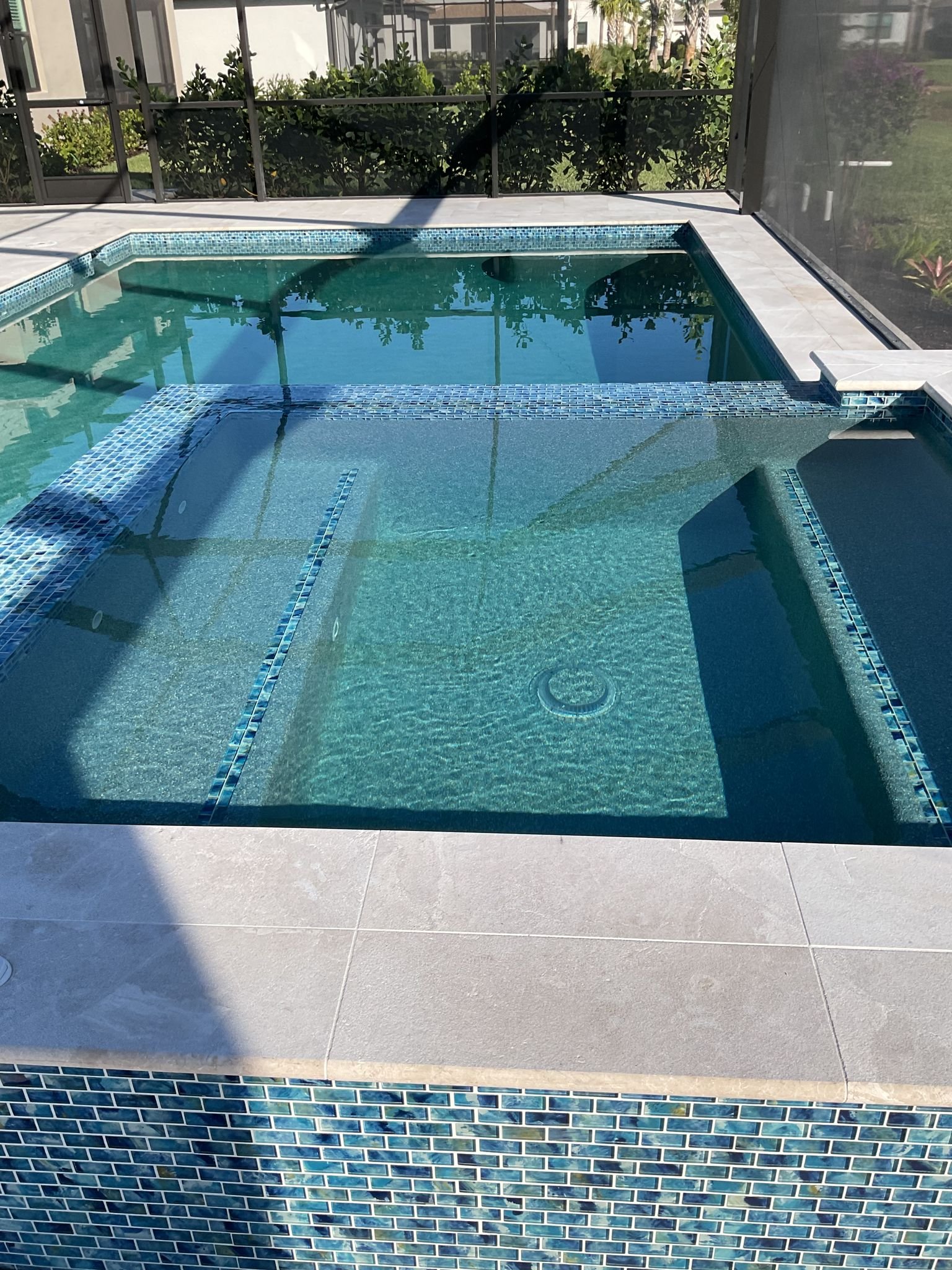 Luxury pool build