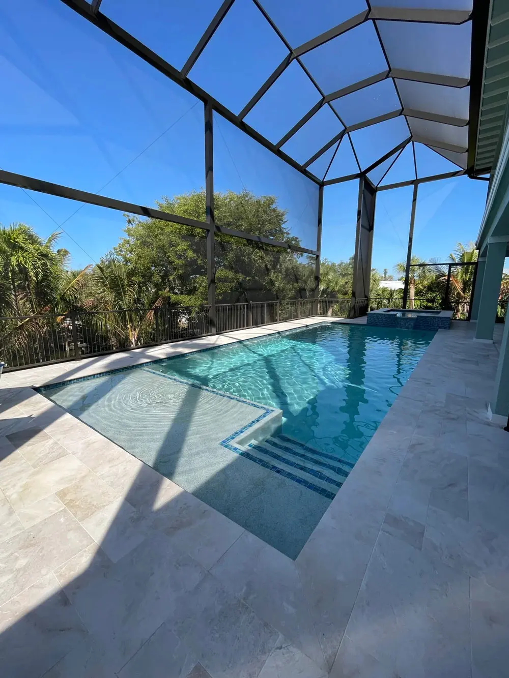 Luxury pool build