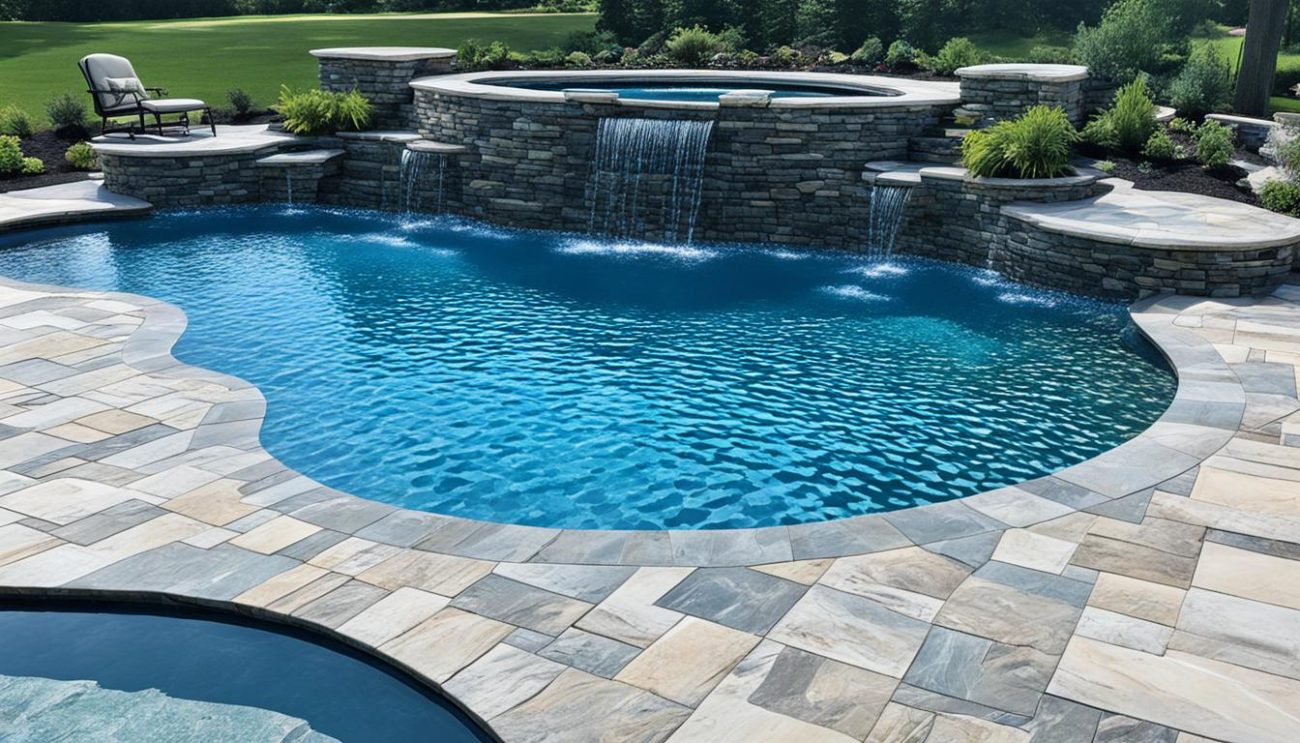 Proper installation and maintenance of natural stone pool decks