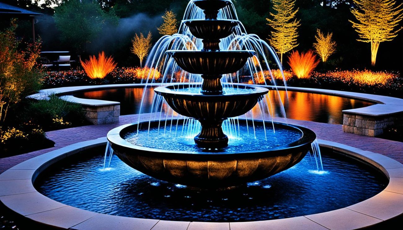 outdoor fountains